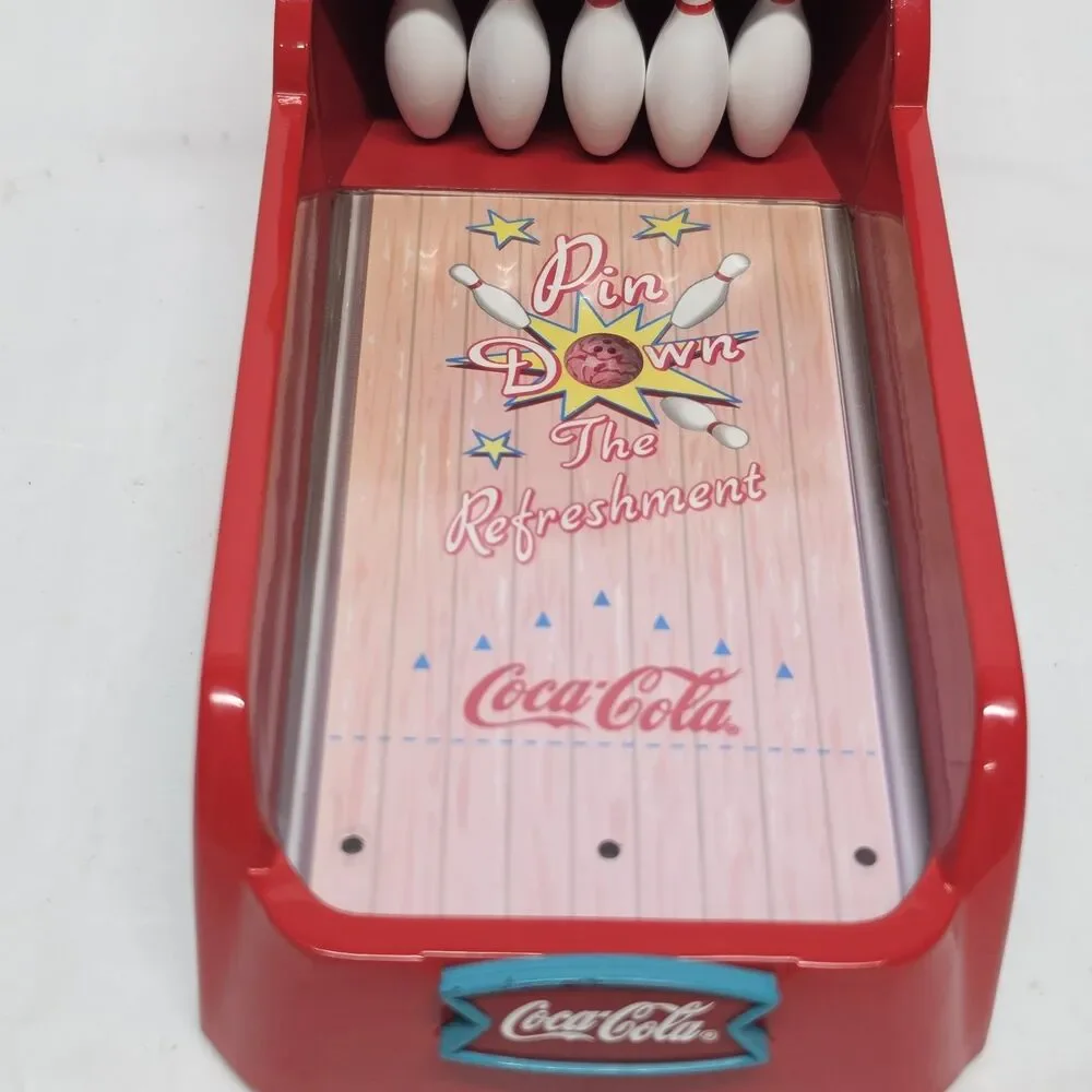 COCA COLA BOWLING ALLEY  MUSICAL BANK Bowl-O-Rama Non Working! Display Only!
